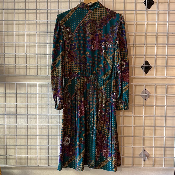 Vintage Leslie Fay accordion pleated dress - Picture 6 of 7